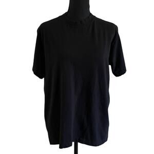 3/$15 Style Wear Plain Black T Shirt Heavy Weight 100% Cotton SMALL